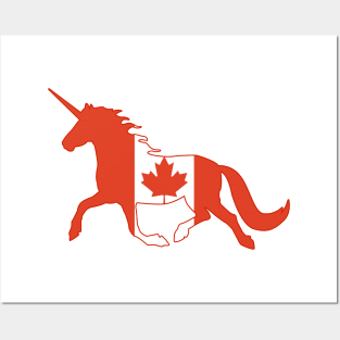 Canadian Unicorn Posters and Art